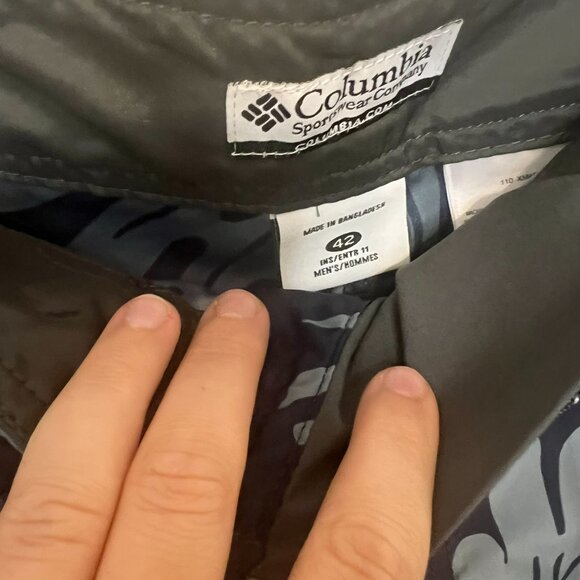 Columbia Men's Size 42 Board Shorts Omi Shade Blue Swim Surf With Drawstrings - Picture 4 of 5